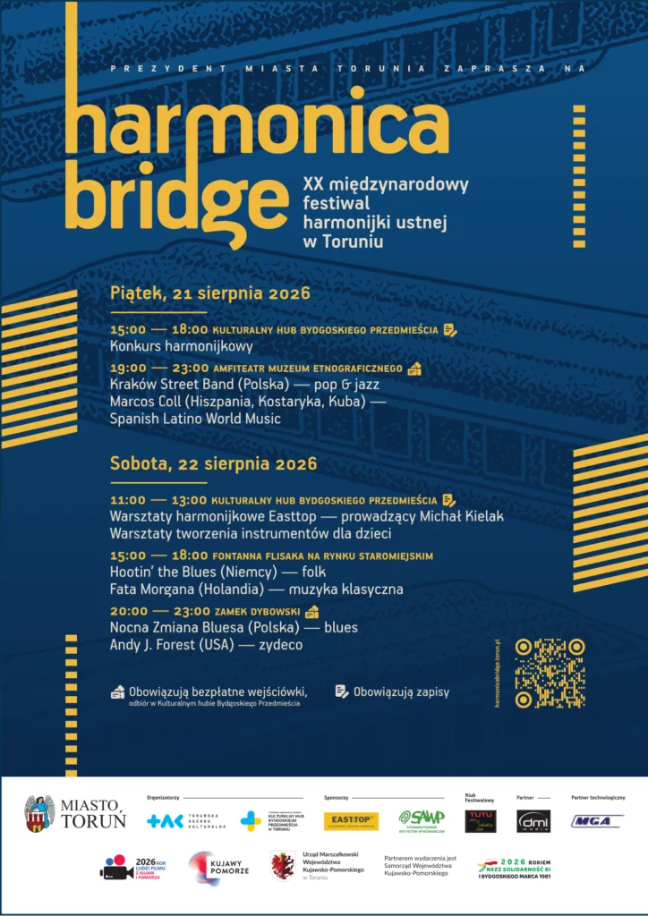 Harmonica Bridge w Toruniu: klub TUTU 18–19 sierpnia