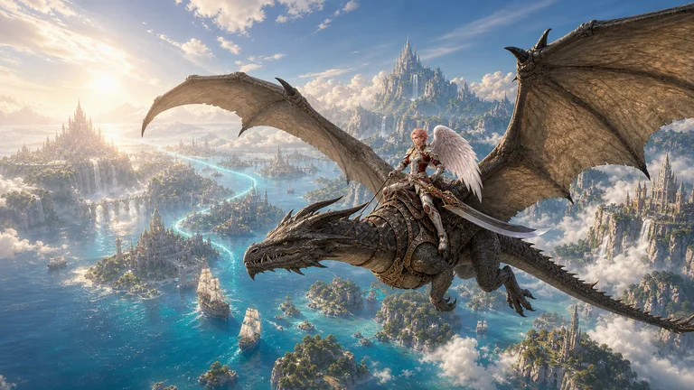 Wizualizacja 3 projektu MMORPG z AI Lineage2AI