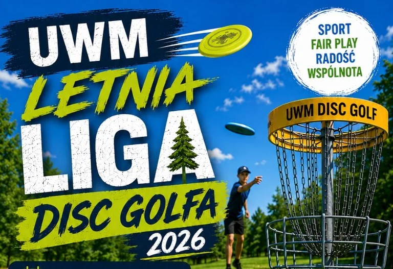 UWM Letnia Liga Disc Golfa w Olsztynie za darmo